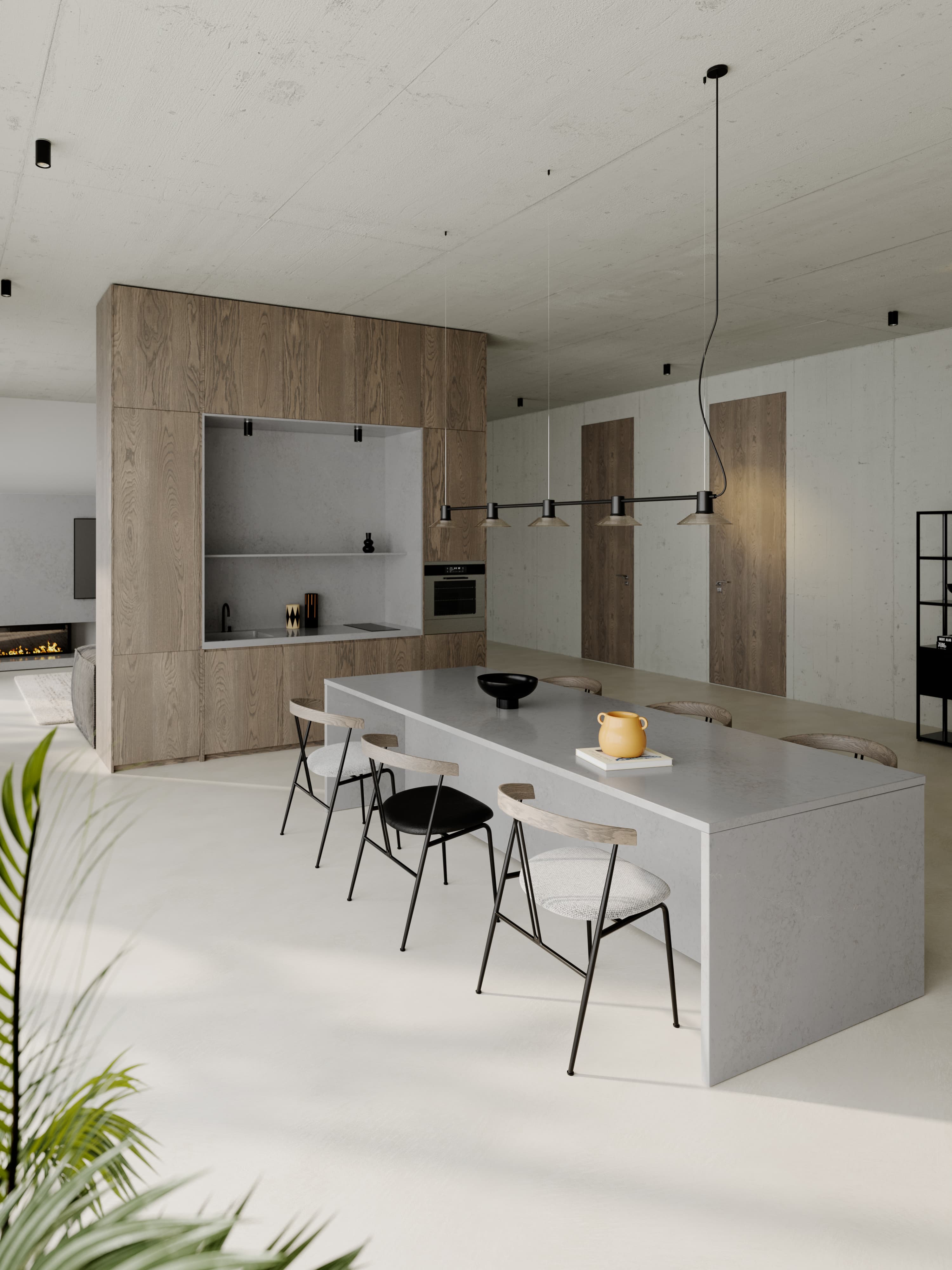 Technistone Badal Grey — Кварц — vaade 5