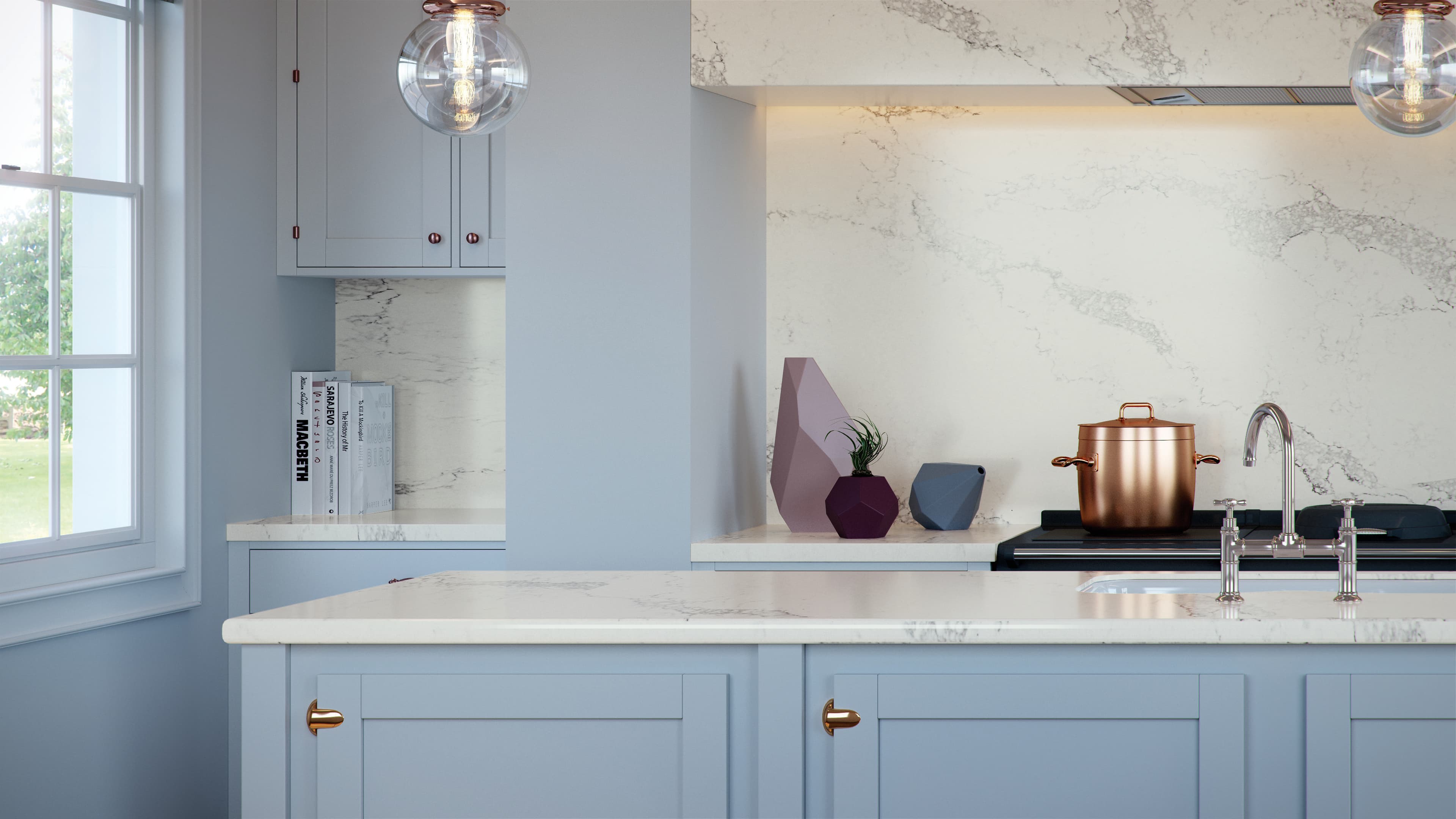Caesarstone Statuario Maximus — Kvarts — vaade 4