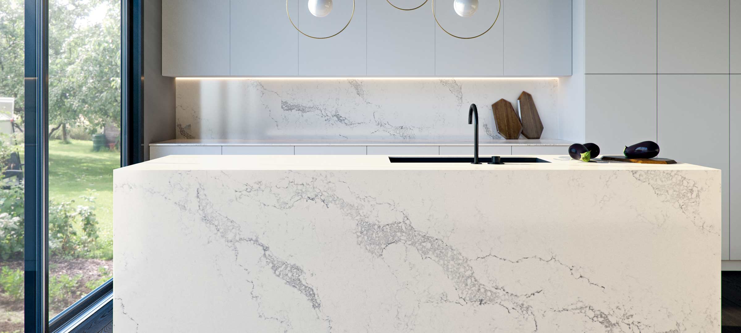 Caesarstone Statuario Maximus — Kvarts — vaade 5