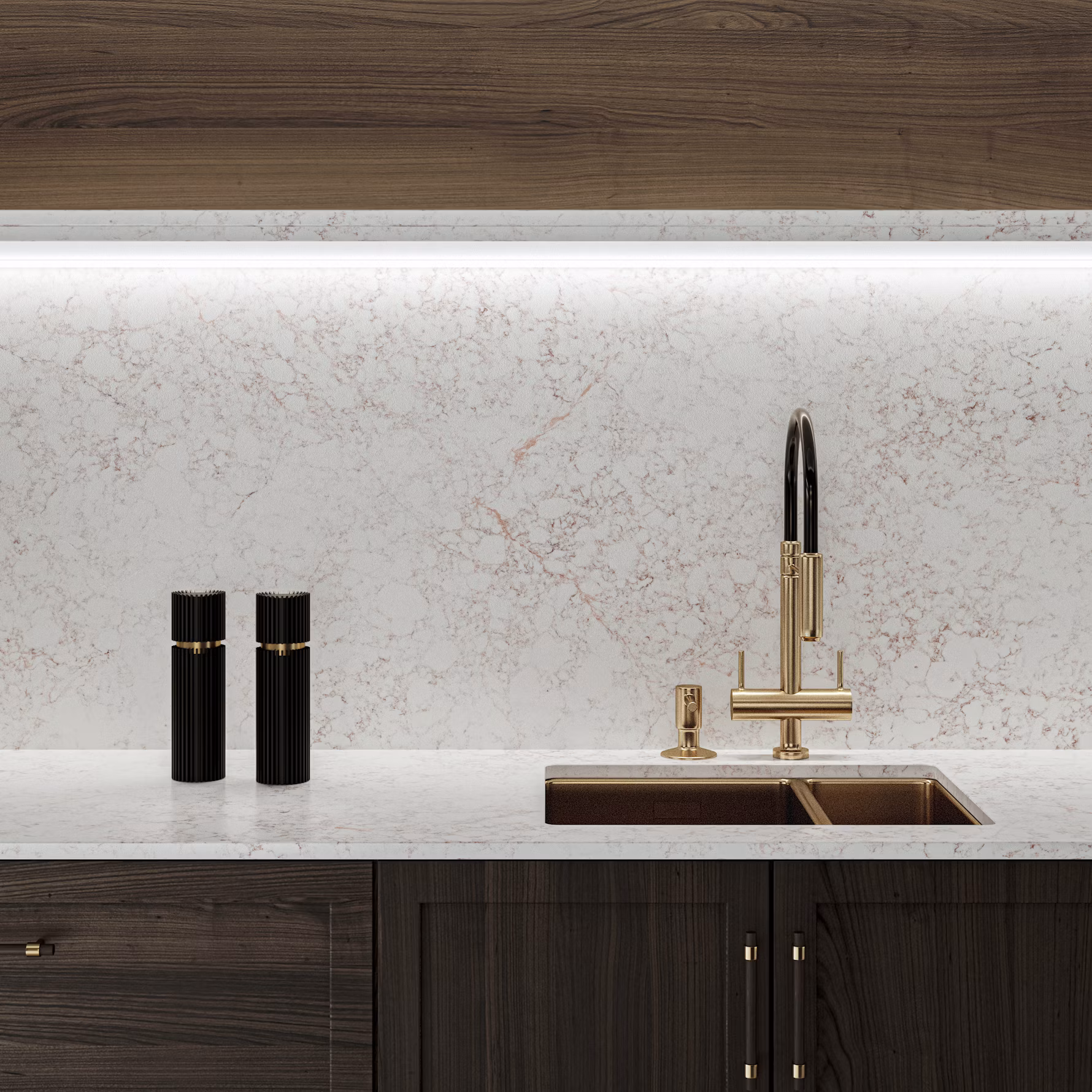 Silestone Riviere Rose — Kvarts — vaade 3