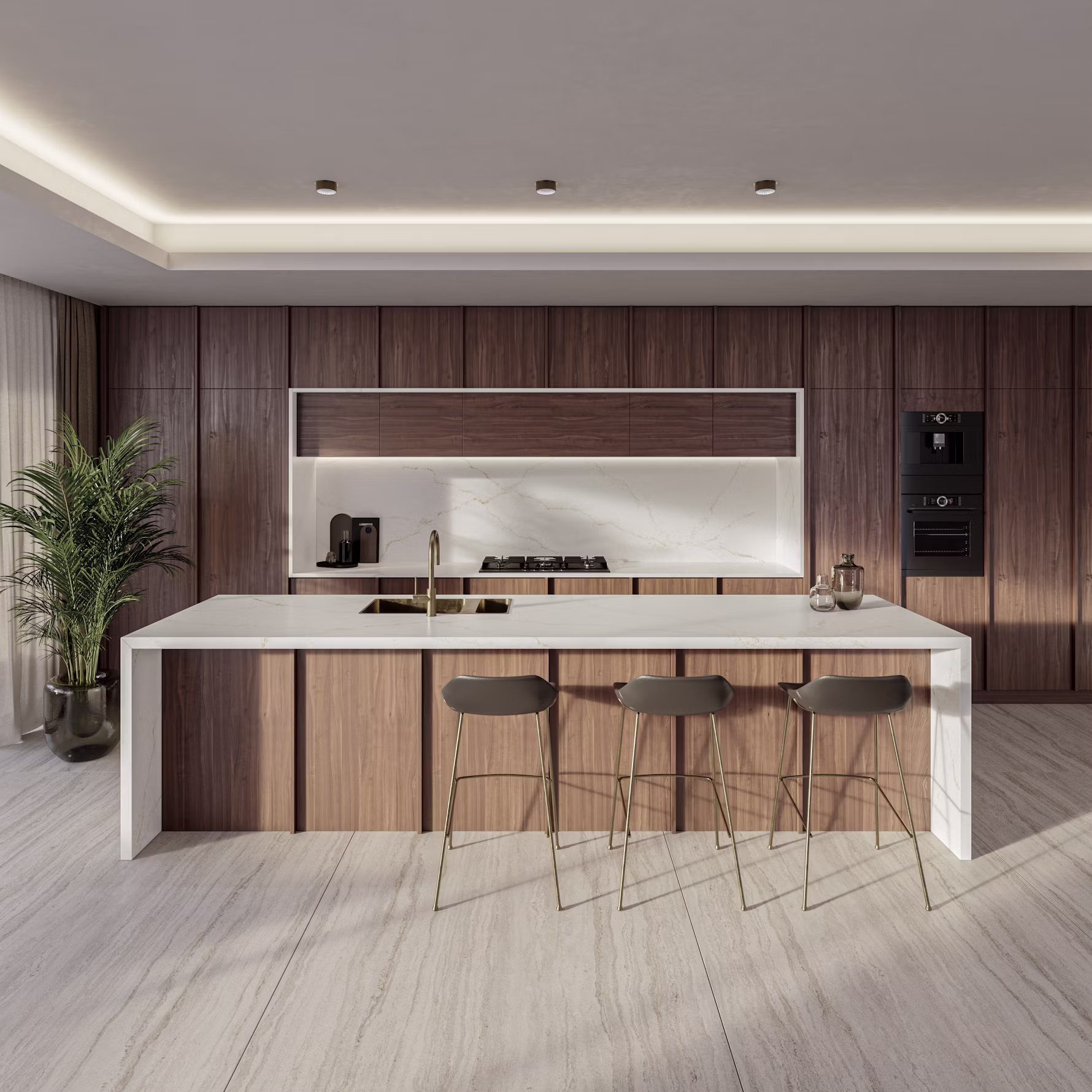 Silestone Blanc Elysee — Кварц — vaade 2