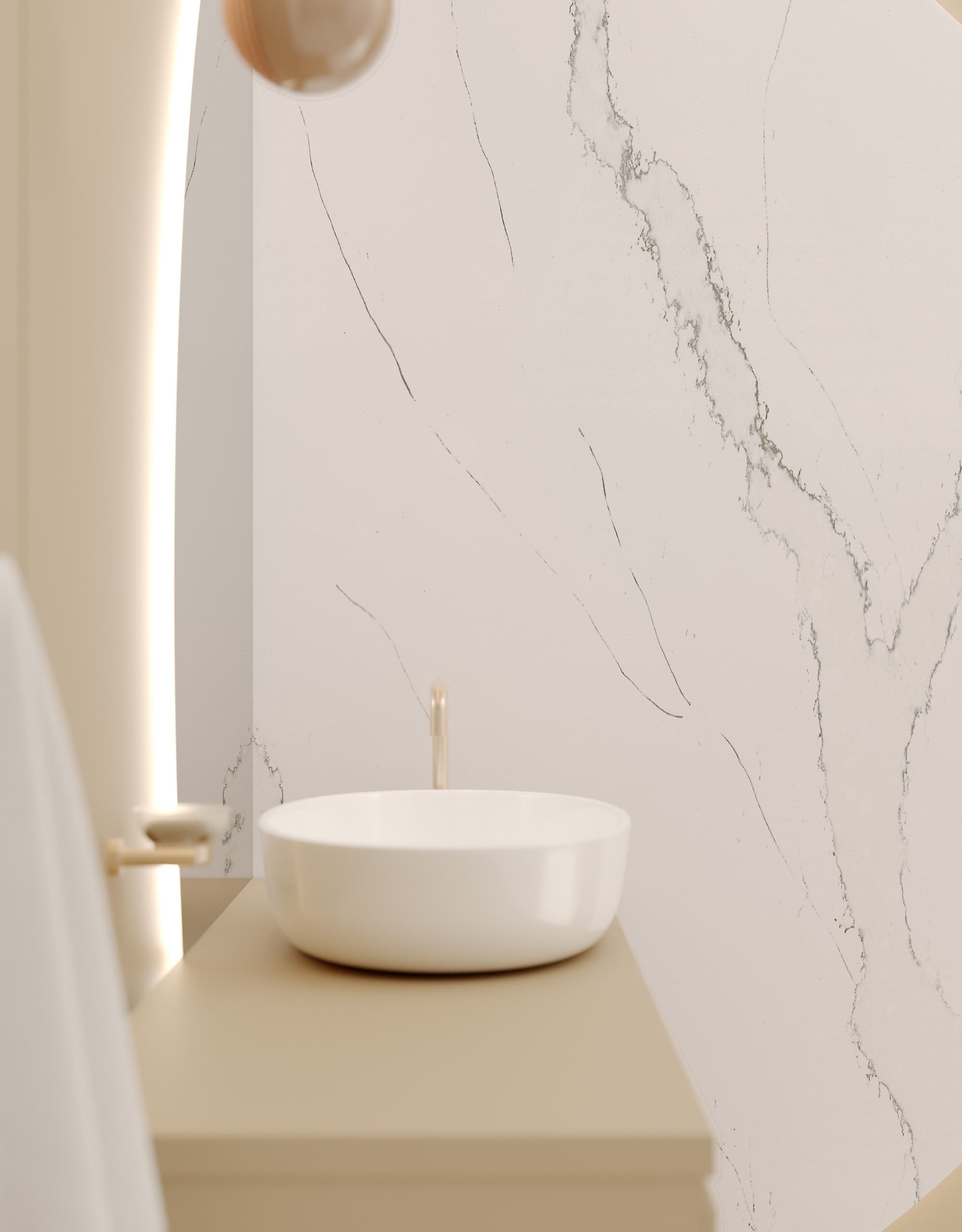 Technistone Calacatta Serchio — Kvartsi — vaade 7