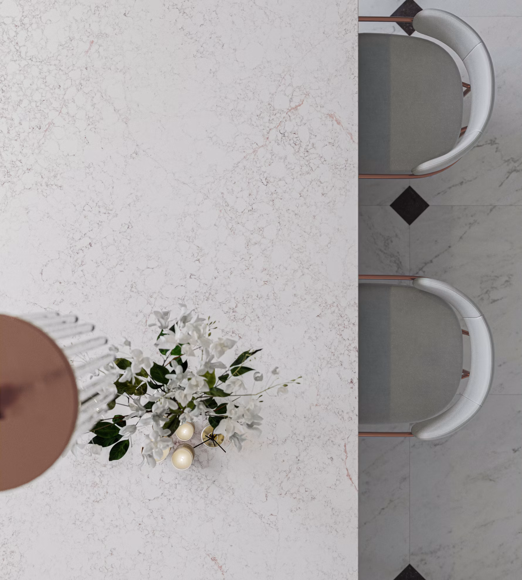 Silestone Riviere Rose — Kvarts — vaade 6