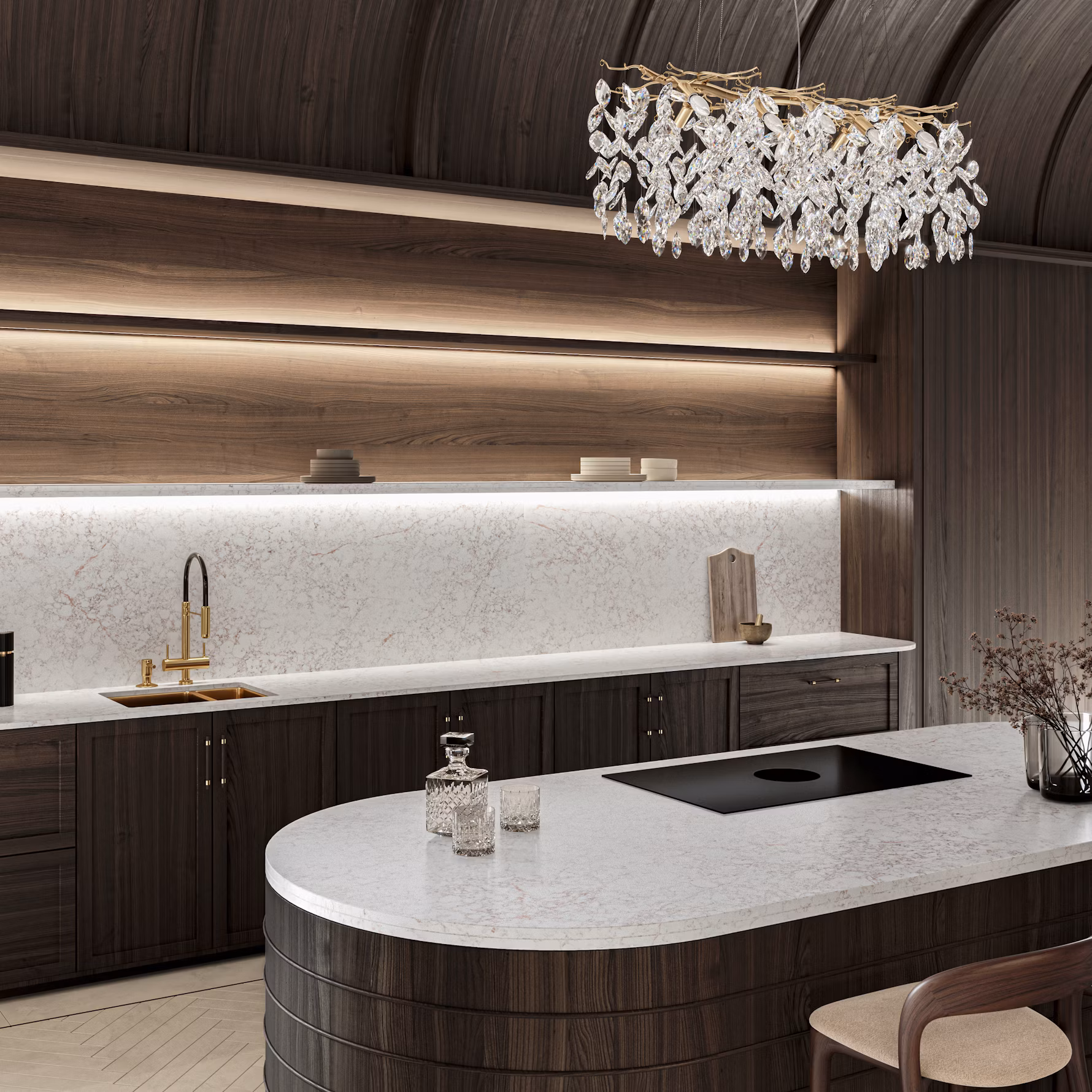 Silestone Riviere Rose — Kvarts — vaade 2