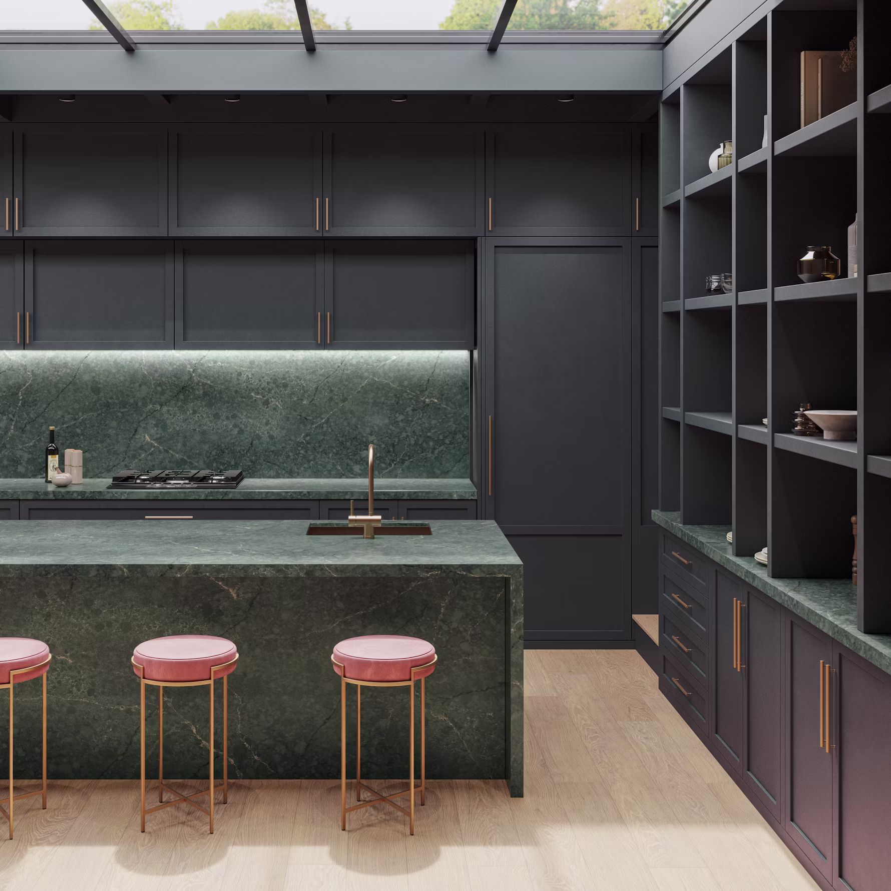 Silestone Jardin Emerald — Kvartsi — vaade 2